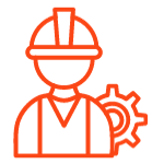 Construction worker icon