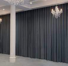 curtains in a hotel ballroom